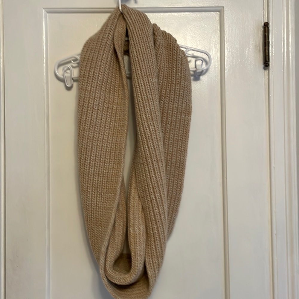 JCrew Infinity scarf, like new. Oatmeal/tan color